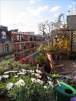 巴黎,屋顶花园