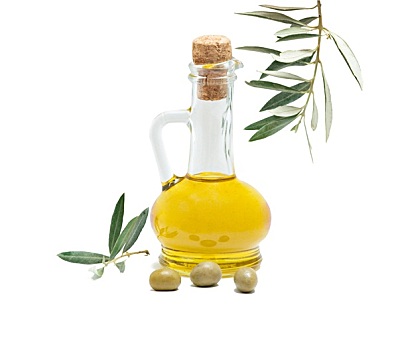 瓶子,橄榄油,橄榄,水果,隔绝,白色背景
