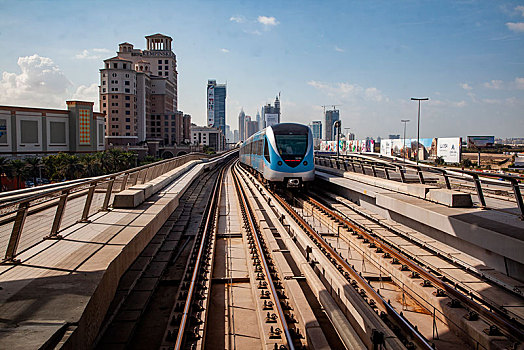 阿联酋迪拜地铁轨道交通线