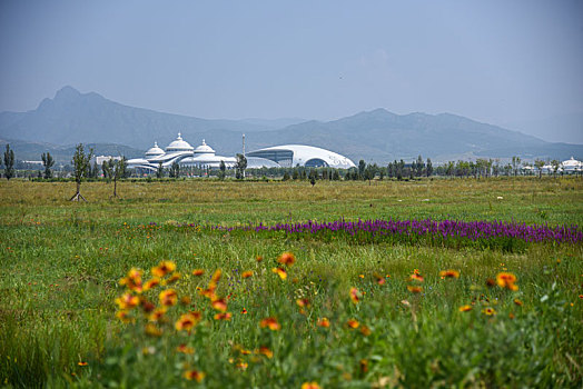 内蒙古呼和浩特市,敕勒川国家草原自然公园风光