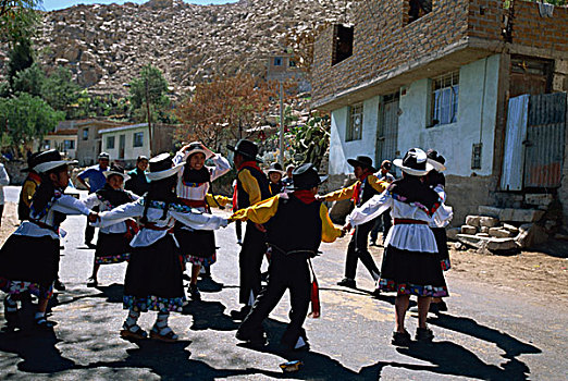 街道,跳舞,郊区,阿雷基帕,秘鲁