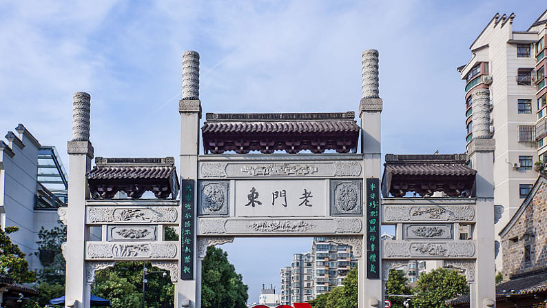 南京老门东牌坊_高清图片_全景视觉