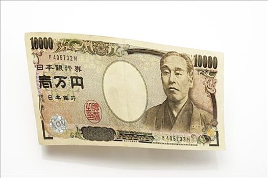 日元,钞票,正面
