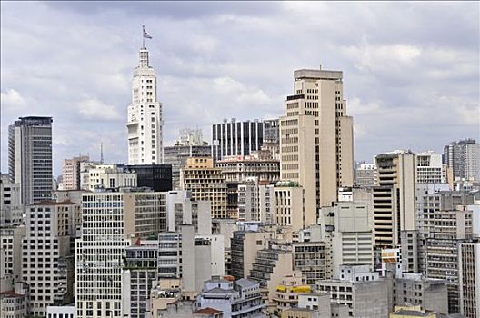 摩天大楼,市区,圣保罗,巴西,南美