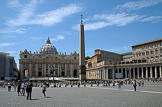 广场,梵蒂冈,罗马,意大利,欧洲