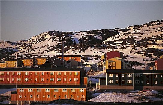 木屋,房产,伊路利萨特,格陵兰,北极