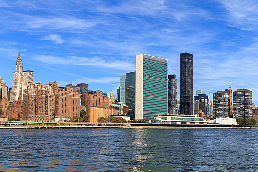 联合国,总部,东河,曼哈顿,纽约,美国,北美