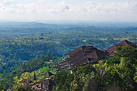 巴厘岛,房子,山,印度尼西亚,大幅,尺寸