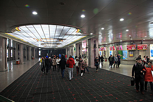 哈尔滨中央大街地下通道