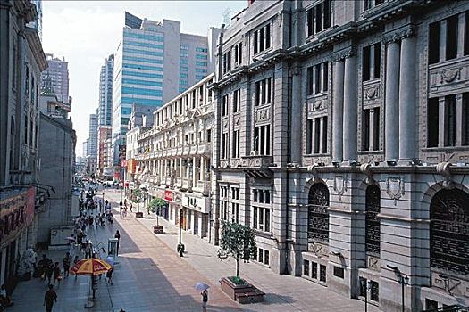 汉口著名历史商业街江汉路