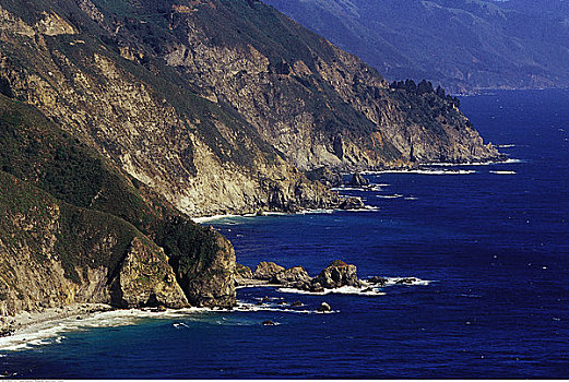 大,海岸线,加利福尼亚,美国
