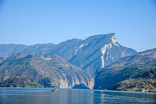 长江三峡奉节江河水域