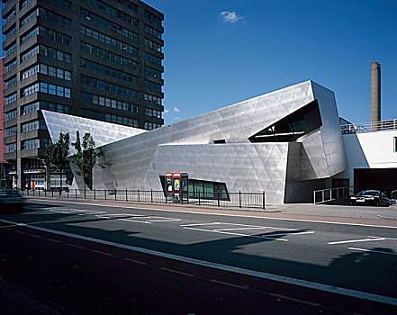 建筑,伦敦,城市,大学,柱子,研究生中心,2003年,户外,楼宇,背景