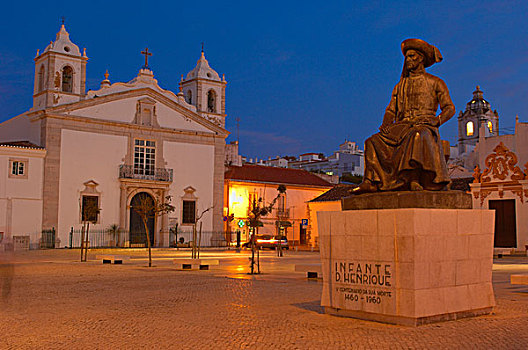 圣玛丽亚教堂,拉各斯,阿尔加维,葡萄牙,欧洲