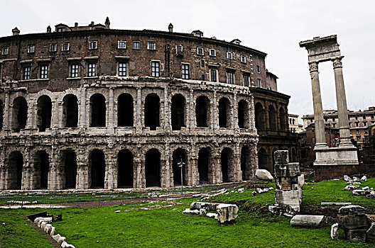 罗马废墟斗兽场