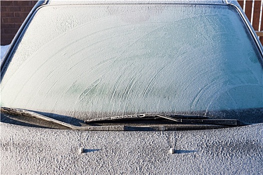 积雪,汽车,挡风玻璃