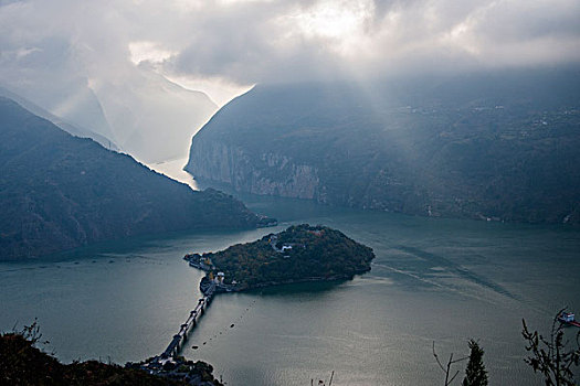 长江三峡瞿塘峡夔门