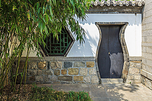中式古典建筑,园林门