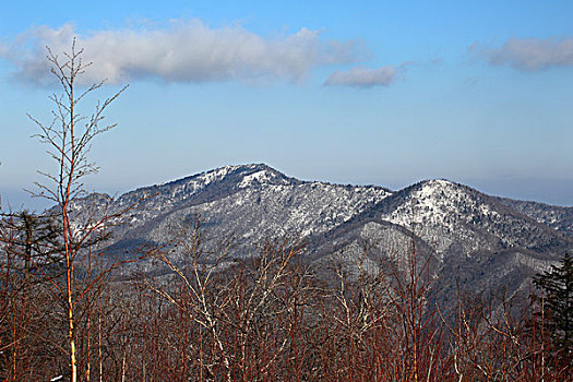 冬天雪山