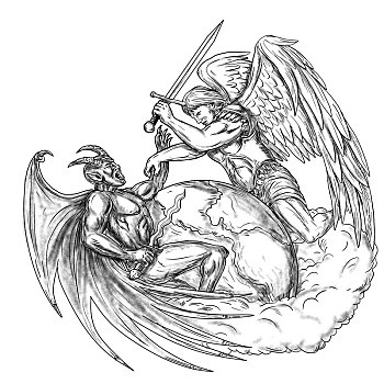 天使与魔鬼图片_天使与魔鬼图片大全_天使与魔鬼图片素材