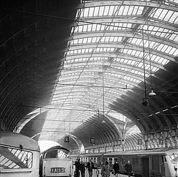 月台,帕丁顿车站,伦敦