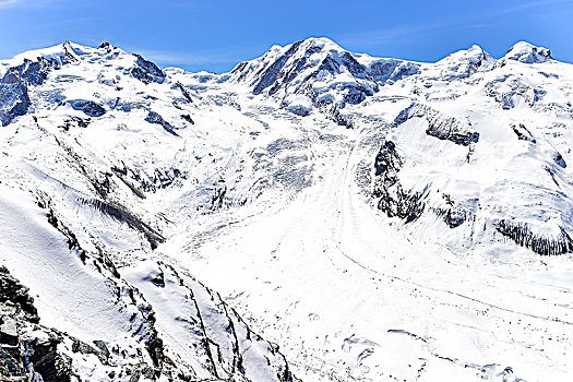 冬天,风景,戈尔内格拉特,策马特峰,瑞士,欧洲