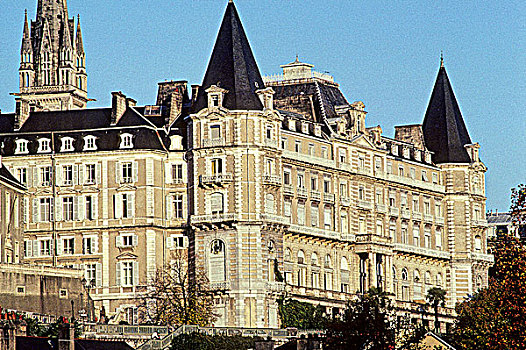 法国,阿基坦,酒店,19世纪