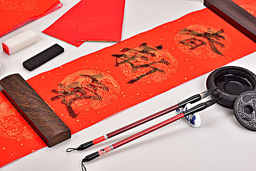 中國春節寫春聯