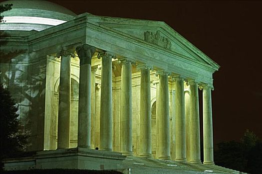 建筑,杰佛逊纪念馆,华盛顿特区,美国