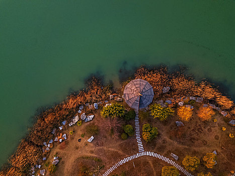 江苏省淮安市阳光湖冬景