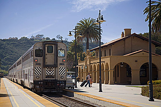 圣芭芭拉,火车站,加利福尼亚,美国