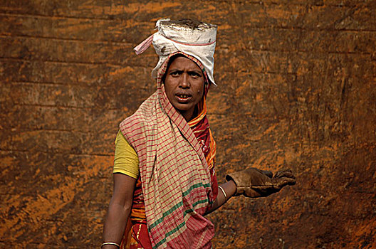 女人,白天,工作,孟加拉,二月,2008年
