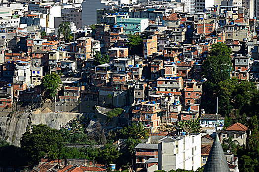 贫民窟,棚户区,里约热内卢,里约热内卢州,巴西,南美