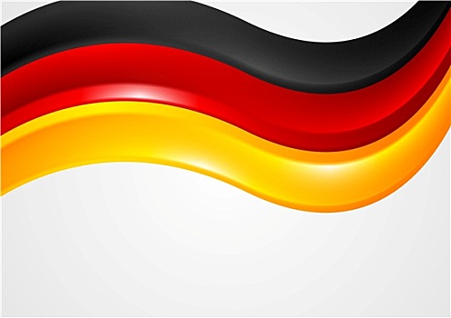 波状,德国,彩色,背景,旗帜,设计