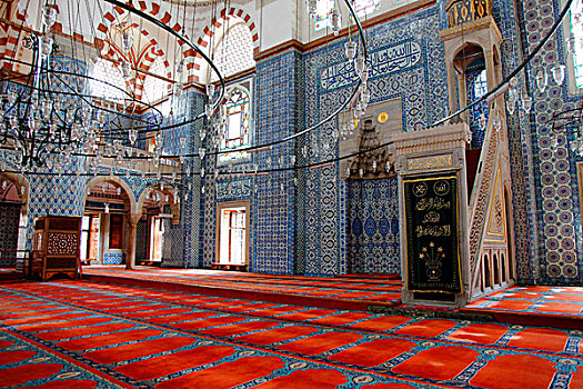 土耳其,伊斯坦布尔,市区,区域,清真寺