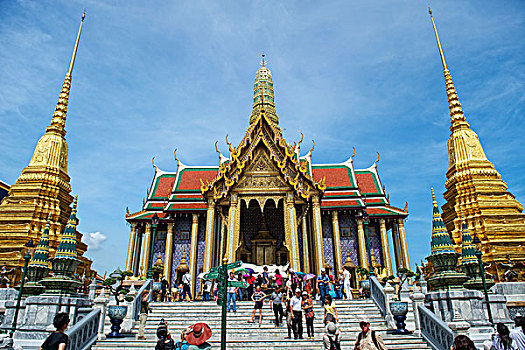 寺院,卧佛寺,曼谷,泰国,亚洲