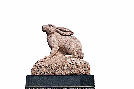 兔生肖属相雕塑