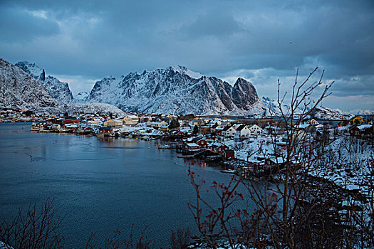 挪威极地渔村