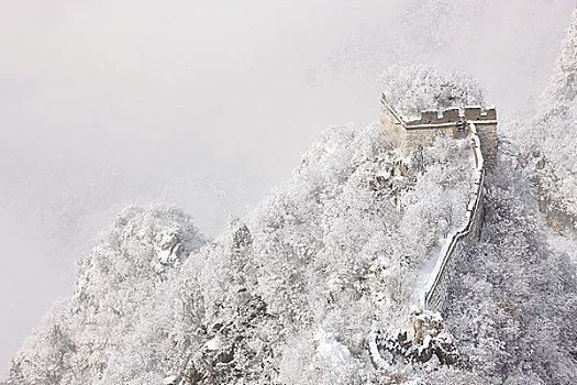 箭扣长城雪景