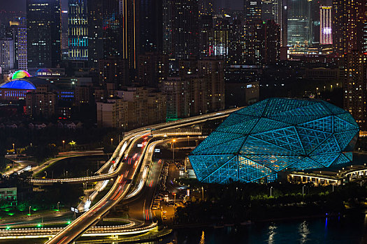 沈阳盛京大剧院夜景