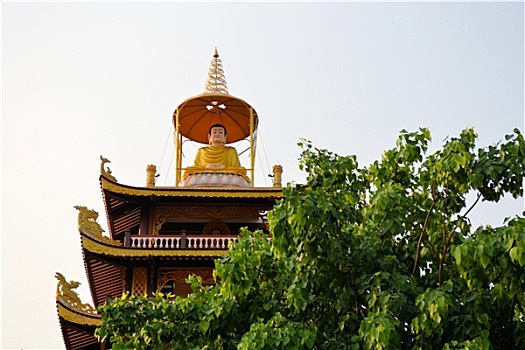 佛,庙宇,万象,老挝