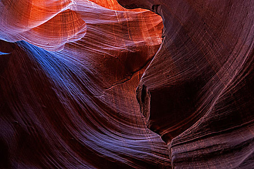 沙岩构造,羚羊谷,狭缝谷,页岩,亚利桑那,美国,北美