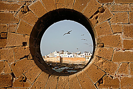 非洲,北非,摩洛哥,苏维拉,城墙,风景,港口