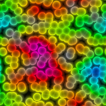 彩色,细菌