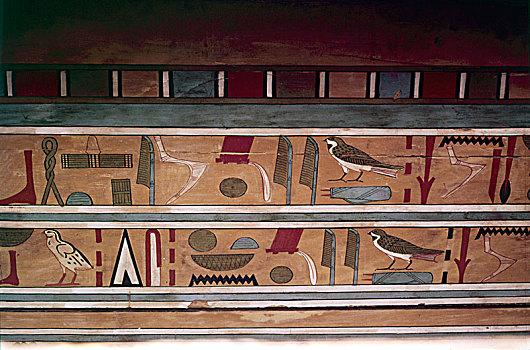 埃及,象形文字,室内,棺材,服务员,艺术家,未知