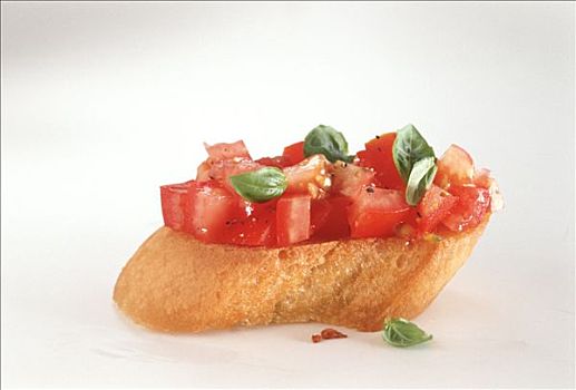 西红柿,油炸面包