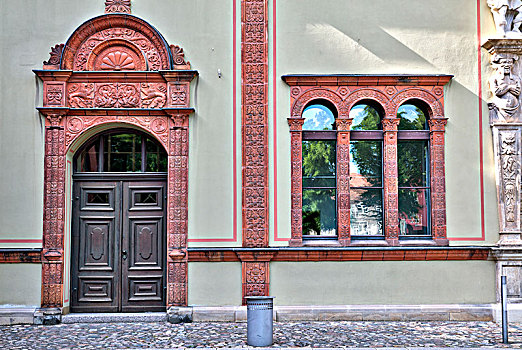 巴洛克式建筑,魏斯玛,波罗的海岸,梅克伦堡州,德国,欧洲