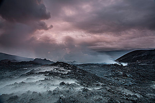 火山,堪察加半岛,俄罗斯,欧洲