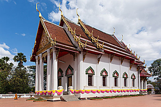 寺院,西部,入口,乌龙面,泰国,亚洲