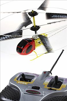 微型,直升飞机,遥控器